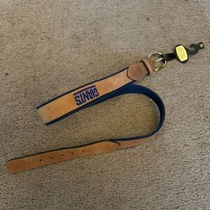Giants Tan and Blue Men's Belt